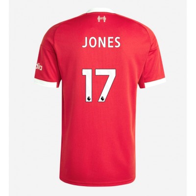Moški Nogometni dresi Liverpool Curtis Jones #17 Domači 2025-26 Kratek Rokav Moški Nogometni dresi Liverpool Curtis Jones #17 Domači 2025-26 Kratek Rokav